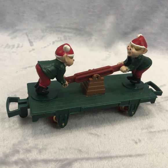 1993 Toy State North Pole Christmas Magic Express Animated Elf Elves Train Car - Picture 5 of 8